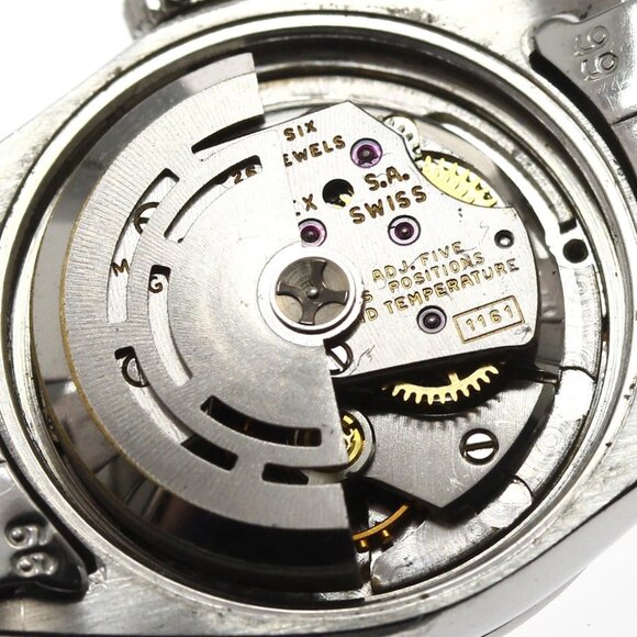 ROLEX Oyster Perpetual Date 6519 cal.1161 Silver Dial Automatic Ladies_888943 - Picture 3 of 8